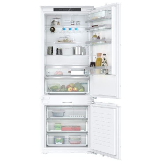 Siemens KB96NADD0G 194cm IQ-500 71cm Wide Integrated 60/40 Frost Free Fridge Freezer