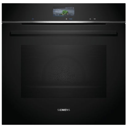 Siemens HB776G1B1B IQ-700 Pyrolytic Multifunction Single Oven BLACK