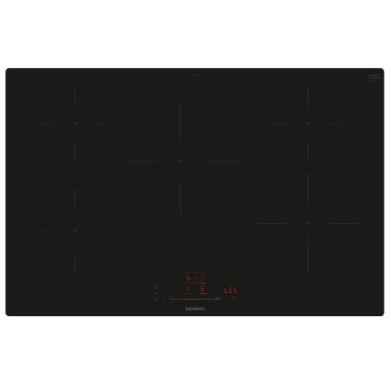 Siemens EH801HVB1E IQ-100 80cm Flush Fit 5 Zone Induction Hob BLACK