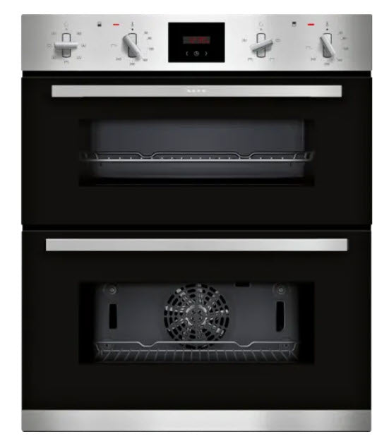 Neff J1GCC0AN0B N30 Built Under CircoTherm® Double Oven in Stainless Steel