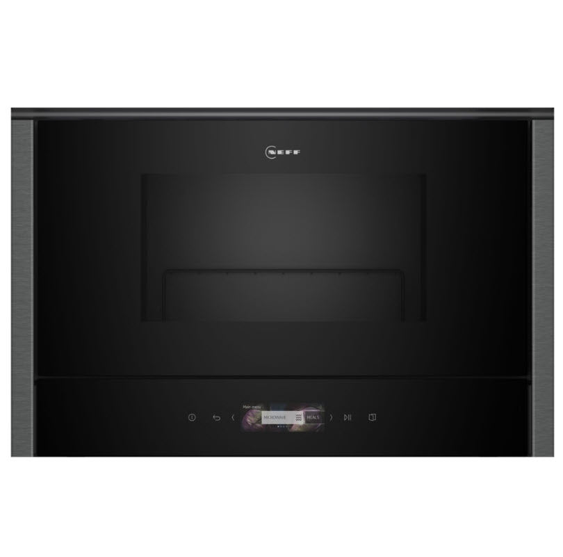 Neff NL4GR31G1B N70 60cm Built In Microwave & Grill For Wall Unit GRAPHITE