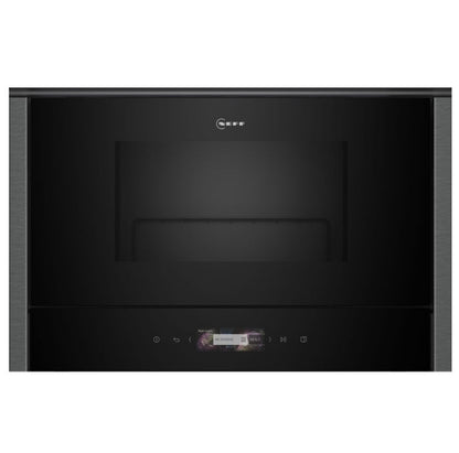 Neff NL4GR31G1B N70 60cm Built In Microwave & Grill For Wall Unit GRAPHITE