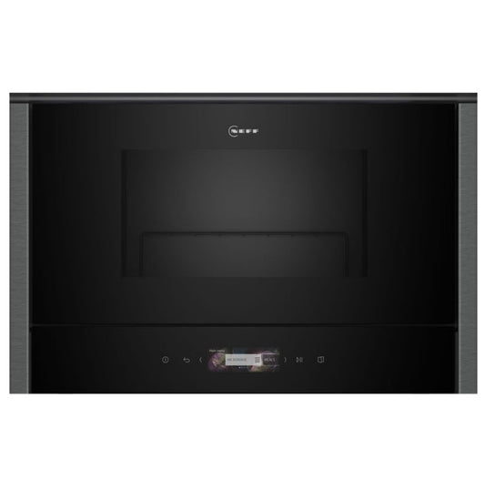 Neff NL4GR31G1B N70 60cm Built In Microwave & Grill For Wall Unit GRAPHITE