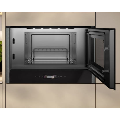 Neff NR4GR31G1B N70 60cm Built In Microwave & Grill For Wall Unit GRAPHITE