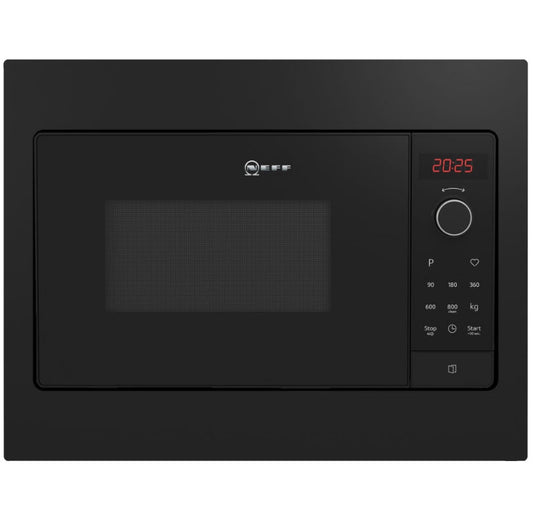 Neff N30 Built In Microwave Black 50cm | HLAWG25S3B