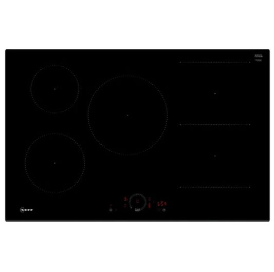 Neff T58FHW1L0 N70 80cm Frameless CombiZone Induction Hob BLACK