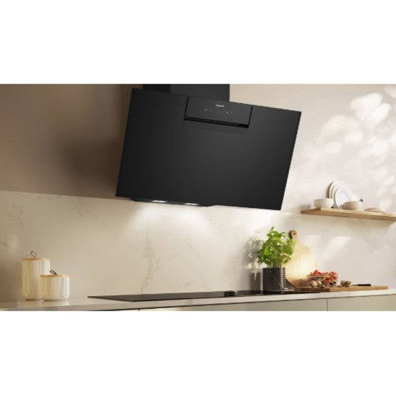 Neff D85IFN1S0B N50 80cm Angled Chimney Hood BLACK