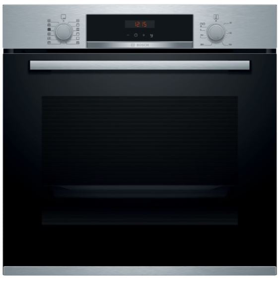 Bosch HRS574BS0B Series 4 Pyrolytic Multifunction Single Oven STAINLESS STEEL