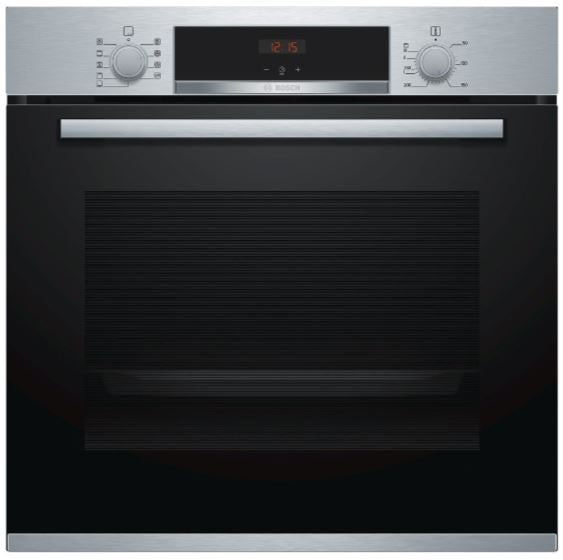 Neff HBS534BS0B Series 4, Built-in oven, 60 x 60 cm, Stainless steel