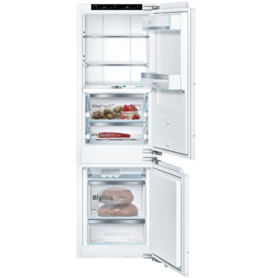 Bosch KIF86PFE0 177cm Series 8 Integrated 60/40 Frost Free Fridge Freezer