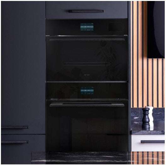 Caple C2601BG Smart Pyrolytic Single Oven Black Glass