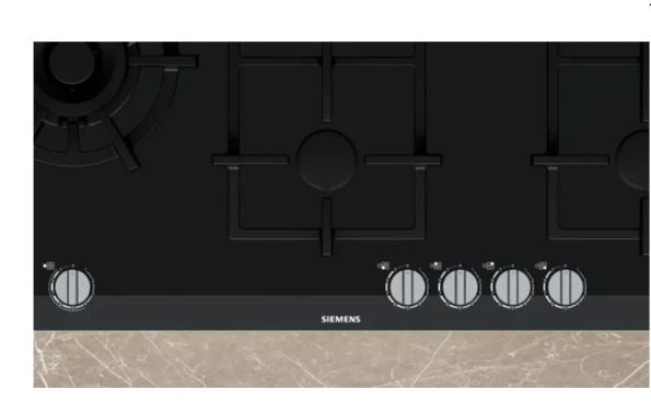 Siemens ER9A6SB70 90cm 5 Burner Gas Hob