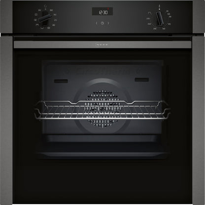 Neff B3ACE4HG0B Single Electric Oven - Graphite Grey