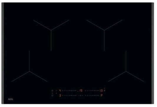 AEG TO84IA00FB Basic Induction Induction Full Hob with Hob2Hood