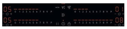 AEG TH84CB03FB XT Bridge 80 cm Induction Extractor Hob Combo Hob