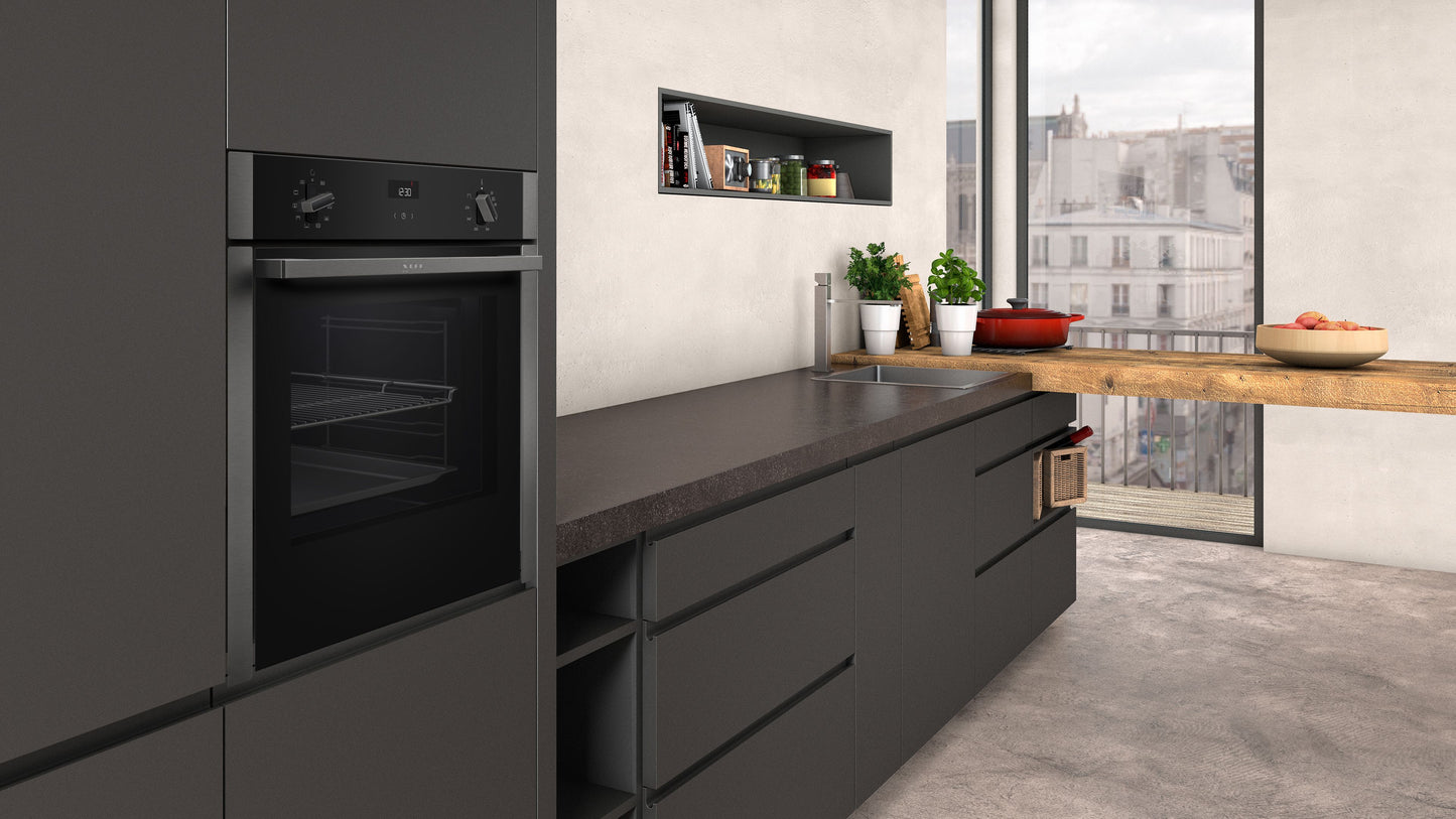 Neff B3ACE4HG0B Single Electric Oven - Graphite Grey