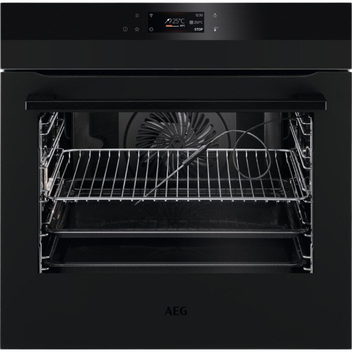 AEG BPK748380T Pyrolytic Single Oven Matt Black Collection