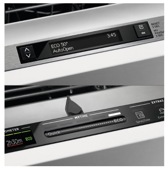 AEG FSK74607Z 7000 Glass Care Fully integrated Dishwasher with AirDry Technology