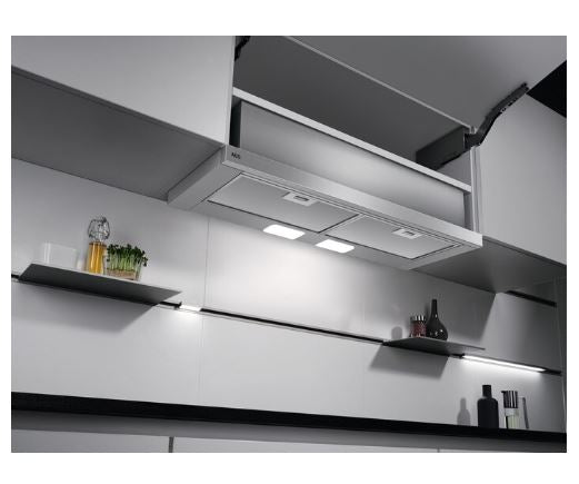 AEG DPB3932S 90cm Telescopic Cooker Hood - Silver