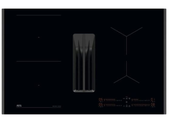 AEG TH84CB03FB XT Bridge 80 cm Induction Extractor Hob Combo Hob