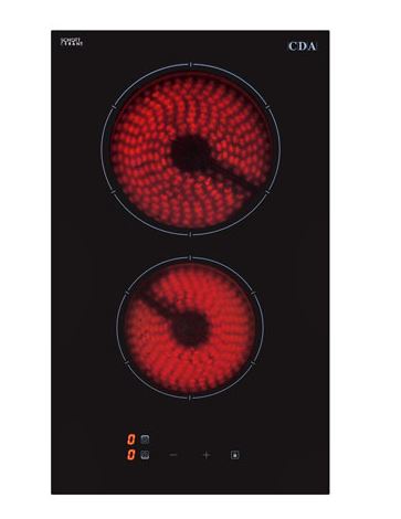 CDA HC3616FR Two Zone Ceramic Domino Hob