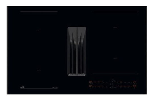 AEG NCH84C23AB Sense Fry 80 cm Induction Extractor Hob Combo Hob