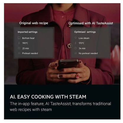 AEG NBP8S731AB 8000 Meal Assist with Steam Pro Integrated Oven 70 l A++ Black