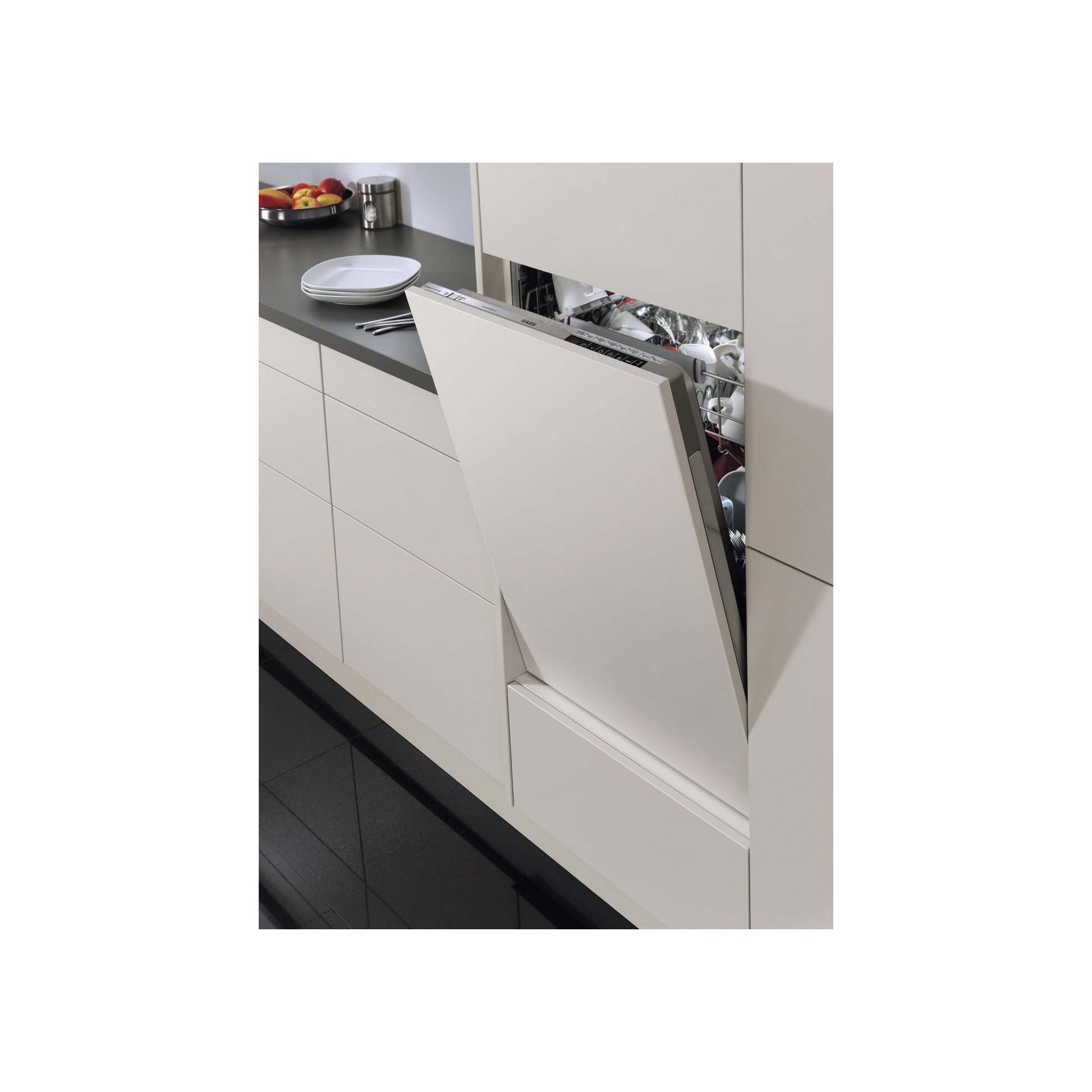 AEG FSE77738P Fully Integrated Dishwasher – 14 Place Settings, AirDry, Energy Class A