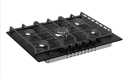 CDA HVG731MB Gas On Glass Hob