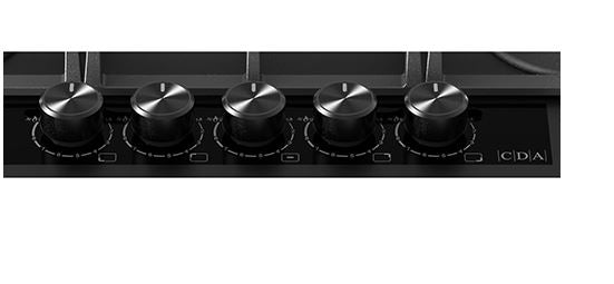 CDA HVG731MB Gas On Glass Hob