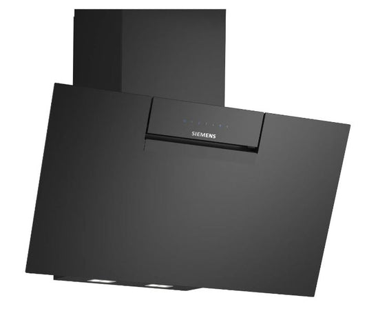 Siemens LC87KFN60B iQ300 80cm Angled Black Glass Cooker Hood