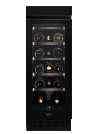 AEG AWUS018B7B 82cm Built In Wine Cellar In Black