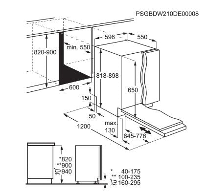 AEG FSB42607Z 60cm Fully Integrated Dishwasher With Airdry