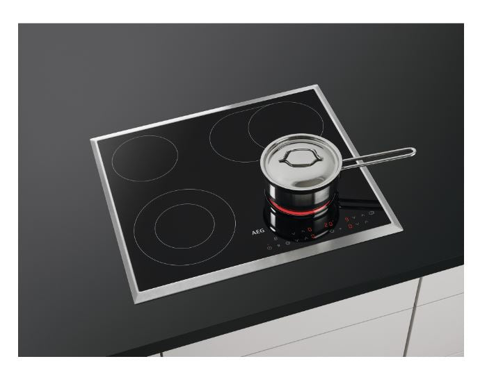 AEG HK634060XB Ceramic Hob 60cm With Stainless Steel Trim