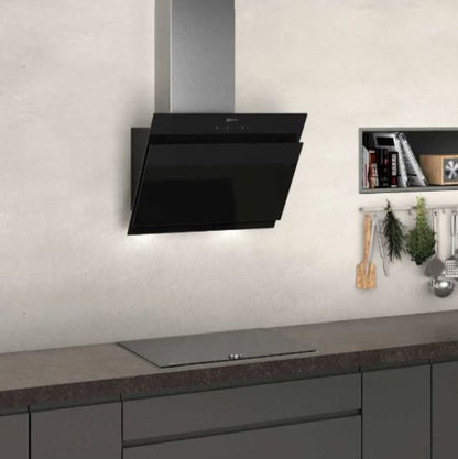 Neff D65IHM1S0B 60cm Angled Chimney Hood Black