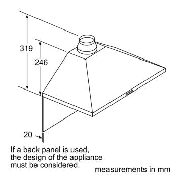 Neff D92PBC0N0B 90cm Chimney Hood STAINLESS STEEL