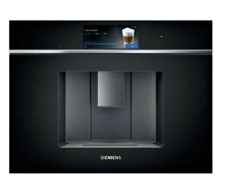 Siemens CT718L1B0 iQ700, Built-in fully automatic coffee machine, Black