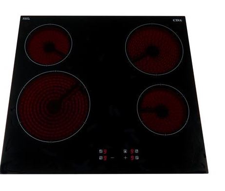 CDA HC6621FR Four Zone Touch Control Ceramic Hob