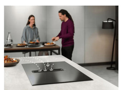 AEG CCE84751FB 83cm Recirculating Air Venting Flex Induction Hob Black