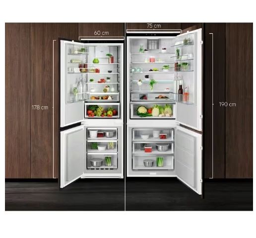 AEG NSC7G752ES 188cm Built In Fridge Freezer