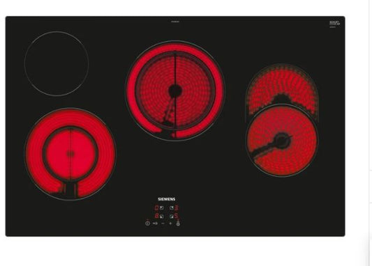 Siemens ET81RBHA1D IQ-300 80cm Frameless 4 Zone Ceramic Hob BLACK