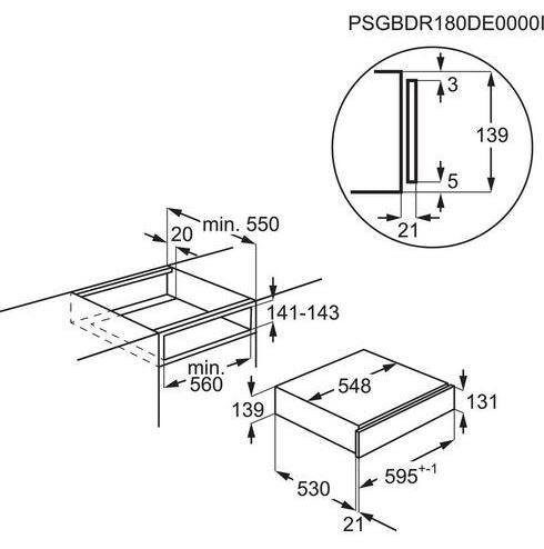 AEG KDK911424T Warming Drawer Matt Black