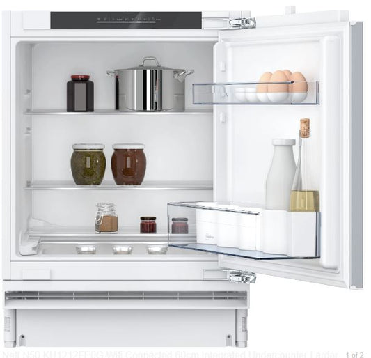 Neff KU1212FE0G N50 Integrated Built Under Larder Fridge