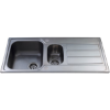 Picture of CDA KA52SS Stainless steel one and a half bowl sink