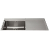 Picture of CDA KVF21RSS Single bowl flush-fit sink Right Hand Drainer