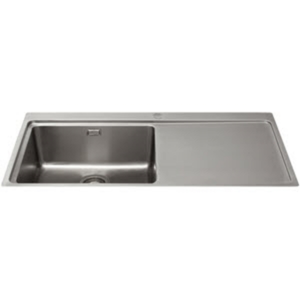 Picture of CDA KVF21RSS Single bowl flush-fit sink Right Hand Drainer