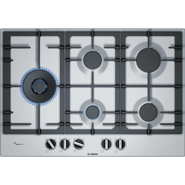Picture of Bosch PCS7A5B90  75cm 5 burner Gas Hob in Stainless steel