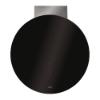 Picture of CDA EVQ71BL  70cm Circular Extractor In Black Glass