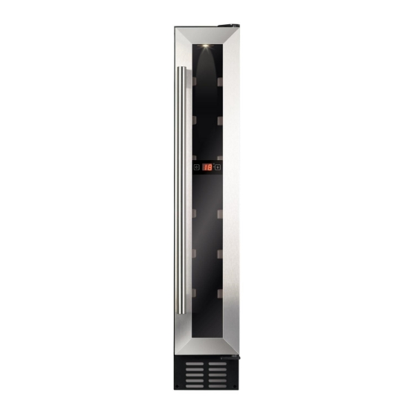 Picture of CDA FWC153SS Under counter slimline wine cooler Stainless Steel 