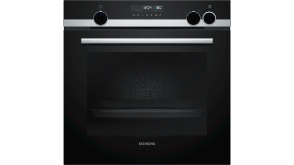 Picture of Siemens IQ-500 HR578G5S6B Wifi Connected Built In Electric Single Oven with added Steam Function - Stainless Steel